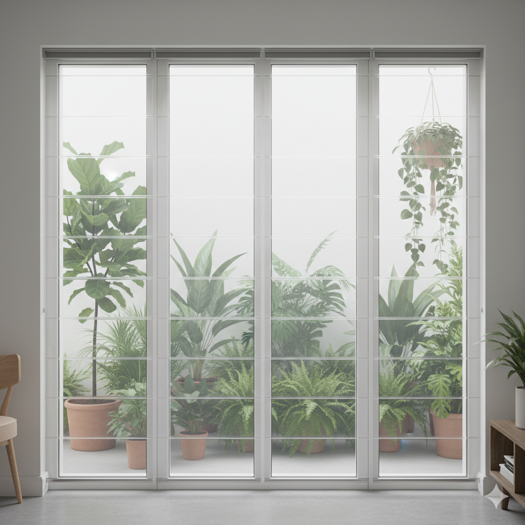 Clear PVC Blinds Style